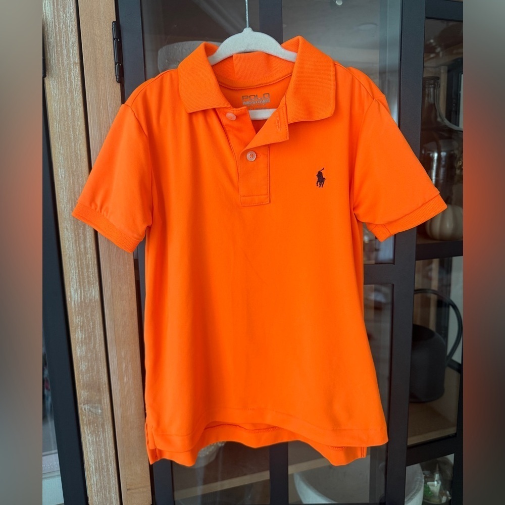 Polo Ralph Lauren performance polo shirt toddler boy iconic short sleeve neon